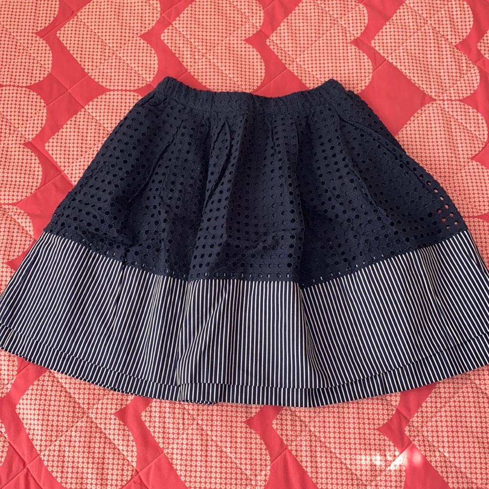 Fraze Girls Eyelet Layer Skirt Size 10 NWT